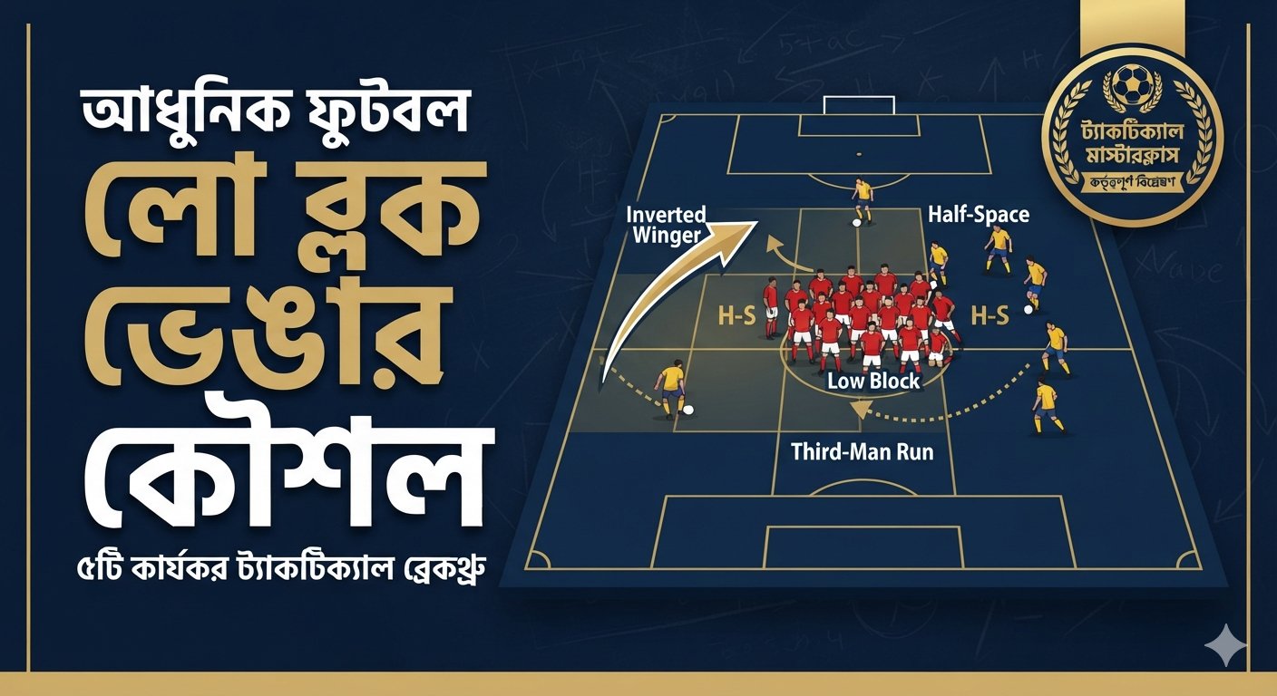 'লো ব্লক' (Low Block) ভাঙার ক্ষেত্রে গার্দিওলার কৌশলের বিশ্লেষণ: গভীর রক্ষণভাগ ভেদ করার জন্য পাঁচটি ভার্টিক্যাল চ্যানেল ও আধুনিক কৌশল