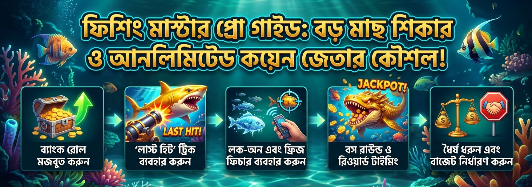 ফিশিং মাস্টার গাইড: বড় মাছ শিকার ও আনলিমিটেড কয়েন জেতার গোপন কৌশল!